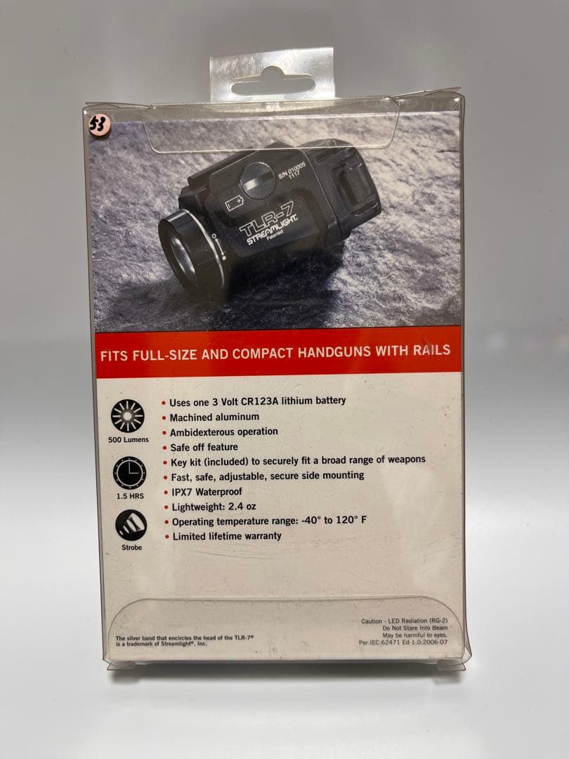 1-1 Streamlight TLR-7 500ルーメン