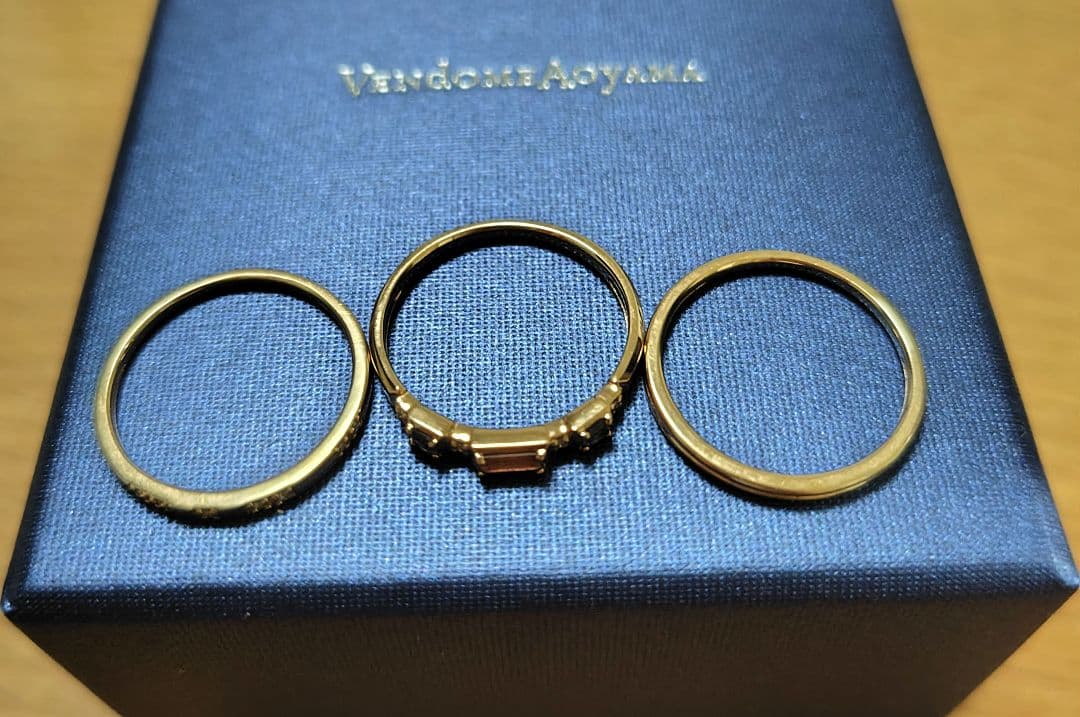 ヴァンドーム青山　2021年クリスマス限定　3本セットリング