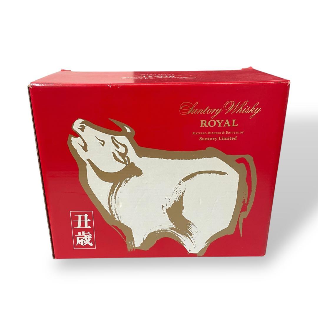 【未開栓】SUNTORY /1997 丑（うし）/干支ボトル/陶器