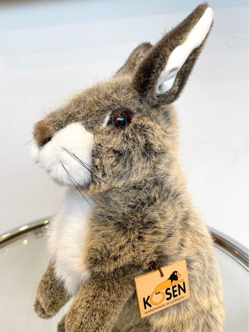 ☆美品☆KOSEN ケーセン社　ぬいぐるみ　立ちうさぎ