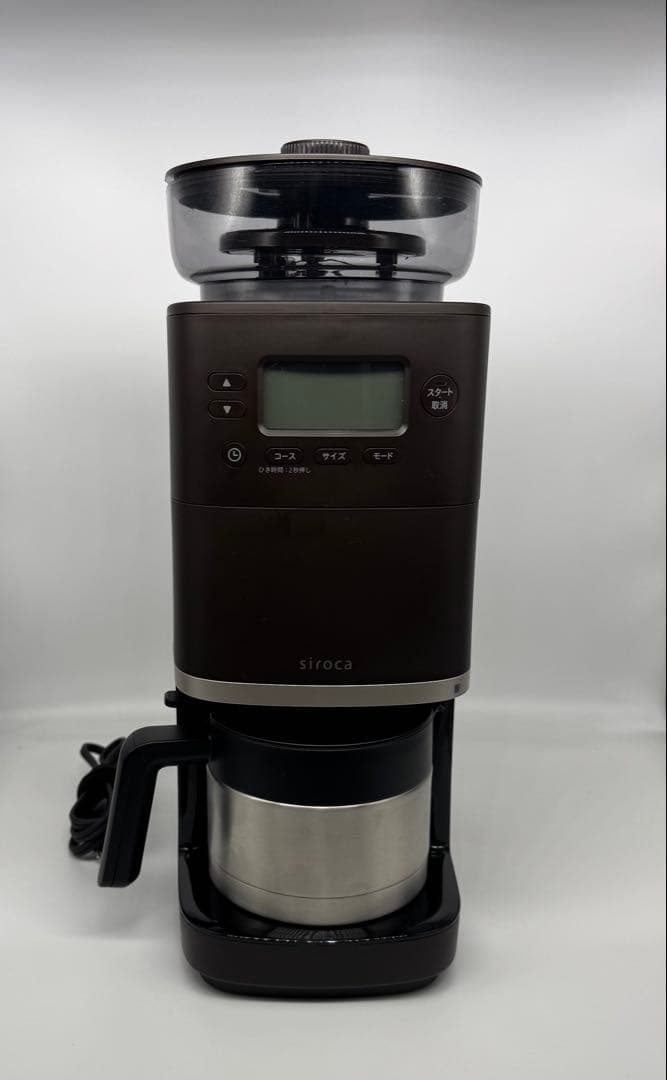 美品【siroca シロカ】コーン式コーヒーメーカー カフェばこPRO