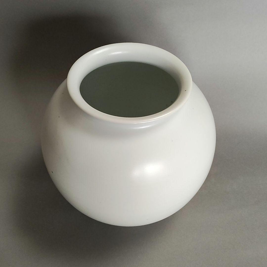 廣州窯　白磁壺　李朝　高麗　韓国　月壺