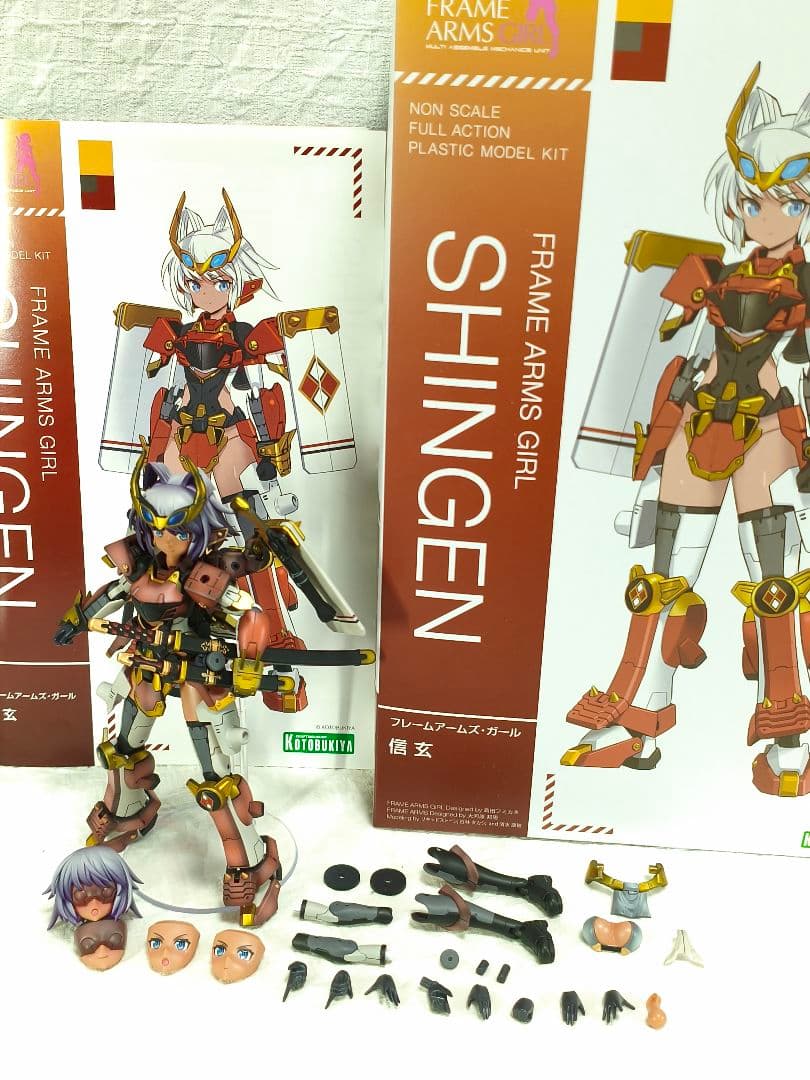 棚*餅様 コトブキヤ　フレームアームズ・ガール　信玄　塗装完成品