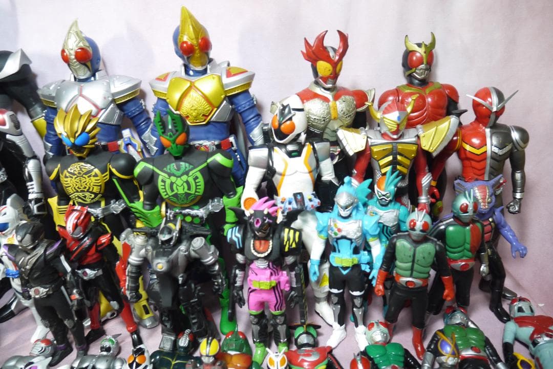 ライダーヒーローシリーズ　ビッグサイズソフビフィギュア　130体セット