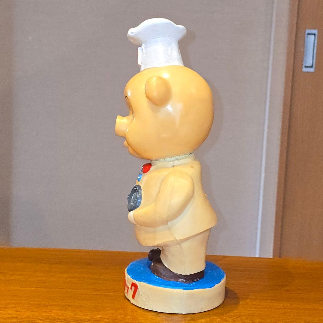 エースコック　店頭用　 豚　ぶた　ブタ　ソフビ　人形　初期型のレア　昭和