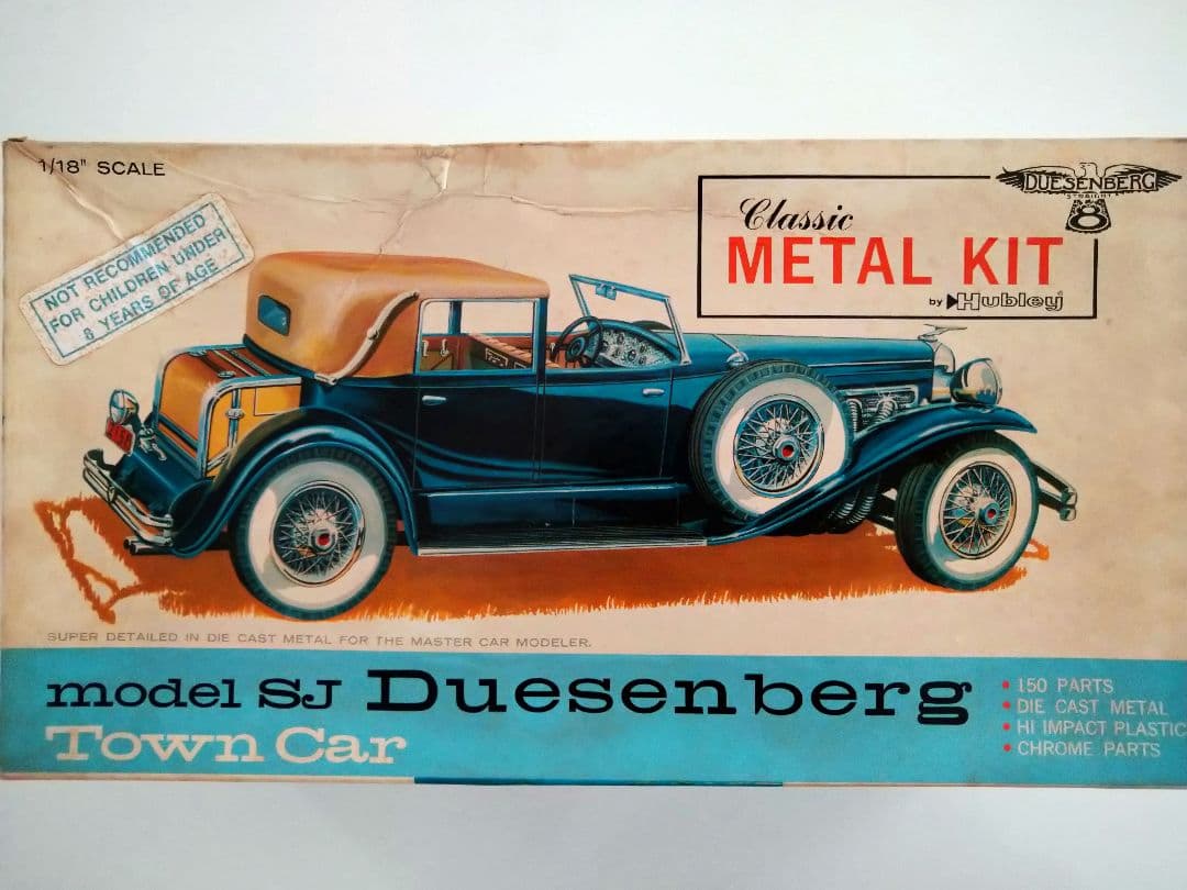 車　クラシックカー　メタルキット　１/１８　Ｄｕｅｓｅｎｂｅｒｇ　モデルＳＪ