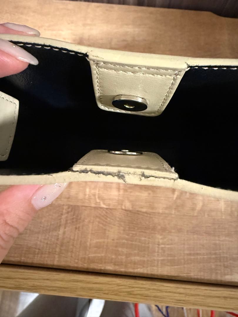 JIL SANDERジルサンダー タングル　スモール　クリーム