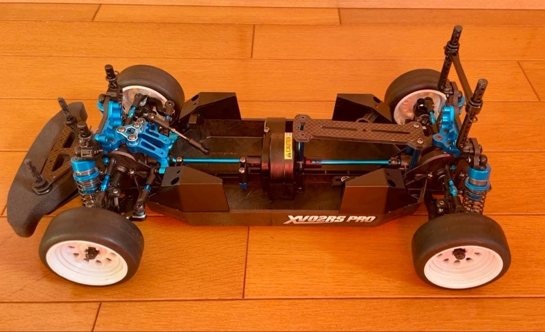 【TAMIYA】 タミヤ XV02RS PRO シャシー（メカなし）美品。