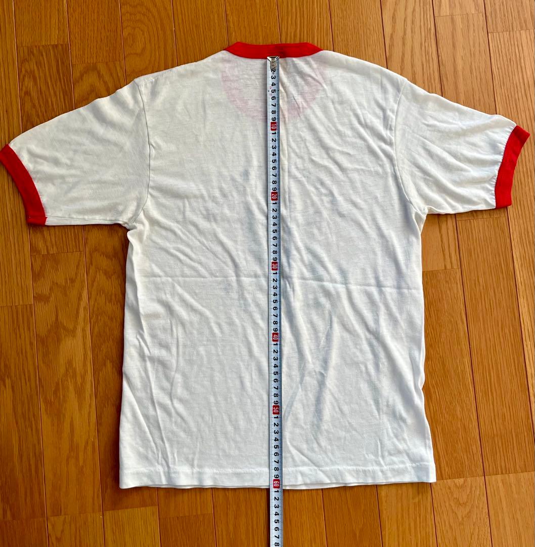 80's MADE IN U.S.A 13starリンガーTee 裾シングル