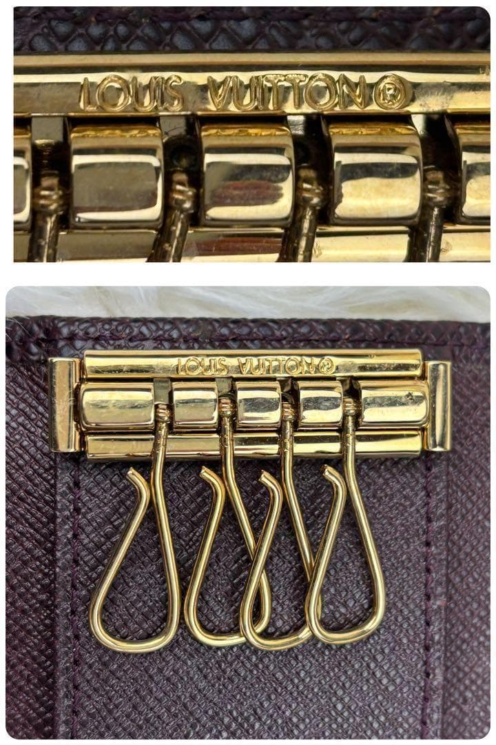 未使用級！ ルイヴィトン タイガ ミュルティクレ4 M30526 キーケース