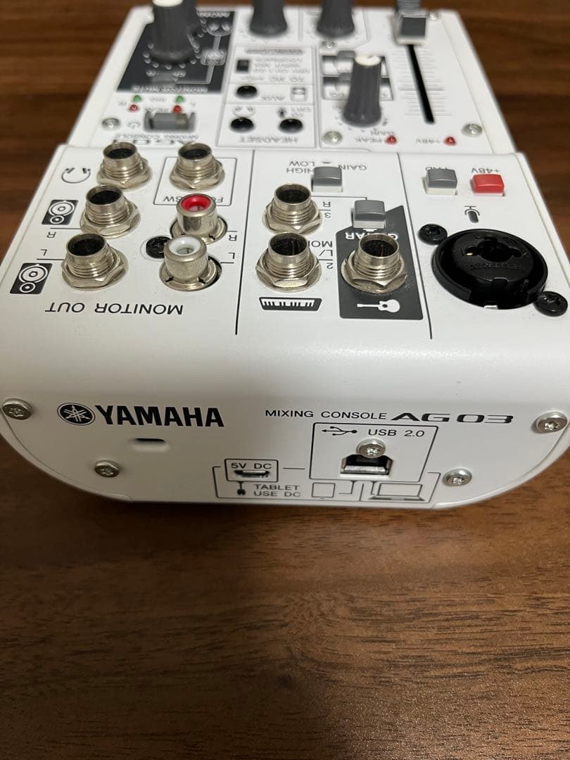 YAMAHA オーディオミキサー AG03 マイクセット