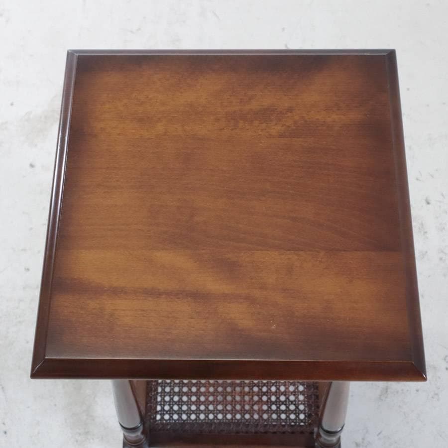 値下げ カリモク家具 コロニアル 花台 電話台 高さ70cm ブナ材 クラシカル