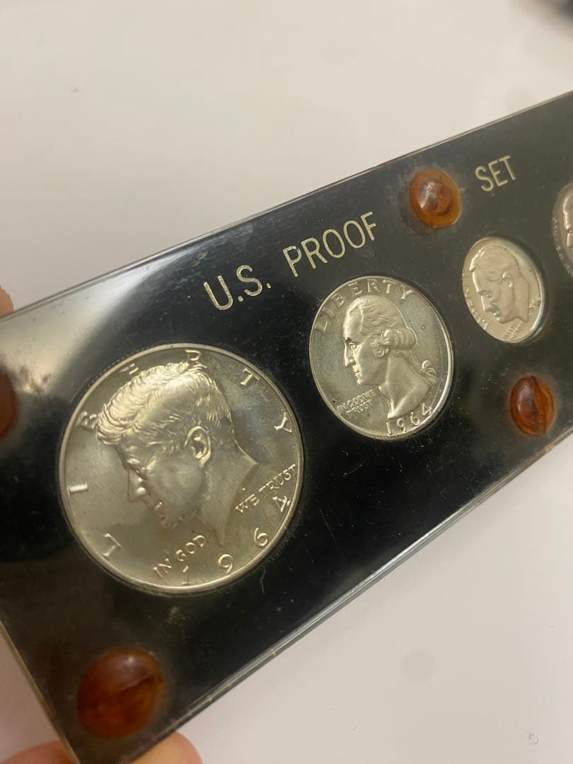 1964年　銀貨　アメリカドル　プルーフ セット