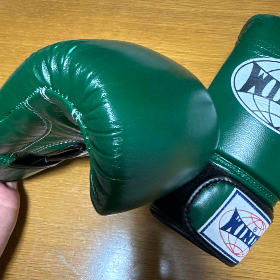 WINDY ボクシンググローブ 8 oz グリーン