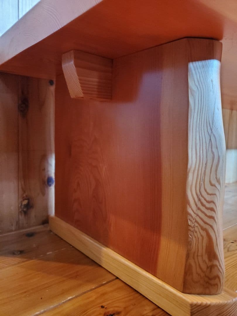 サイドテーブル ベンチ 一枚板