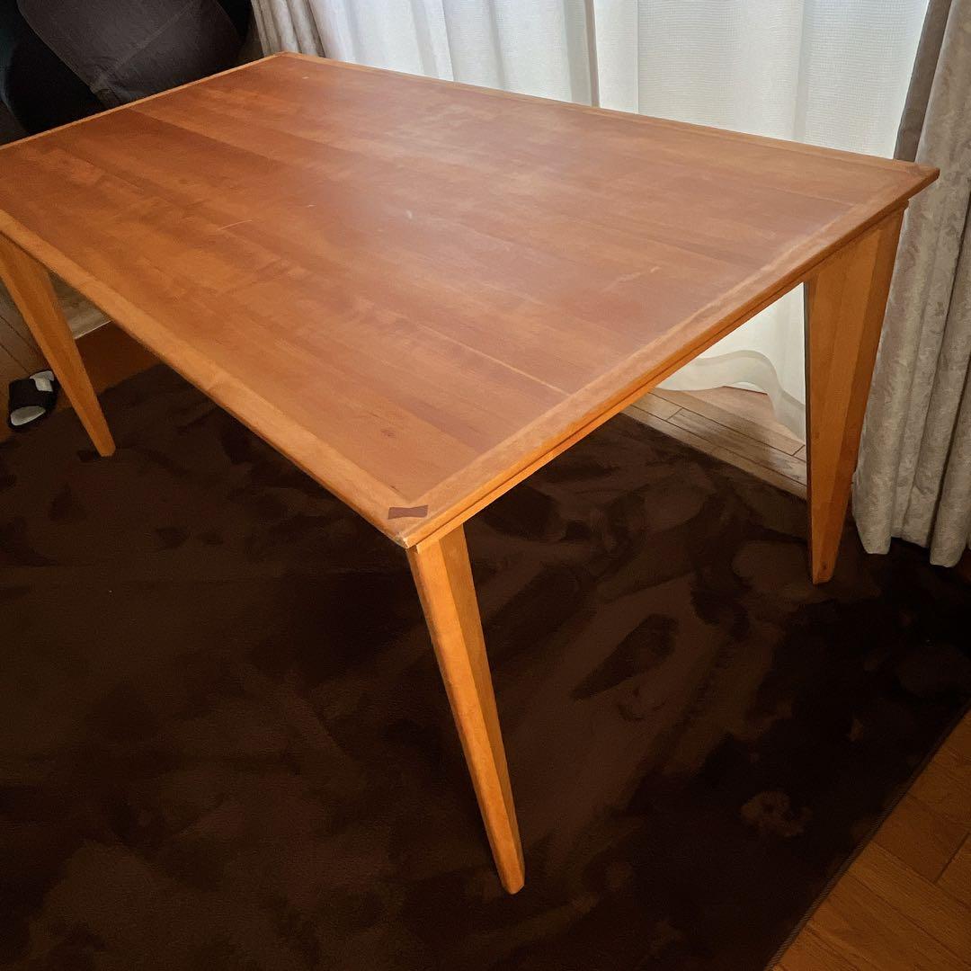 もも様リクエスト品】ACTUS ボスコダイニングテーブル　 オフィス カフェ 朝