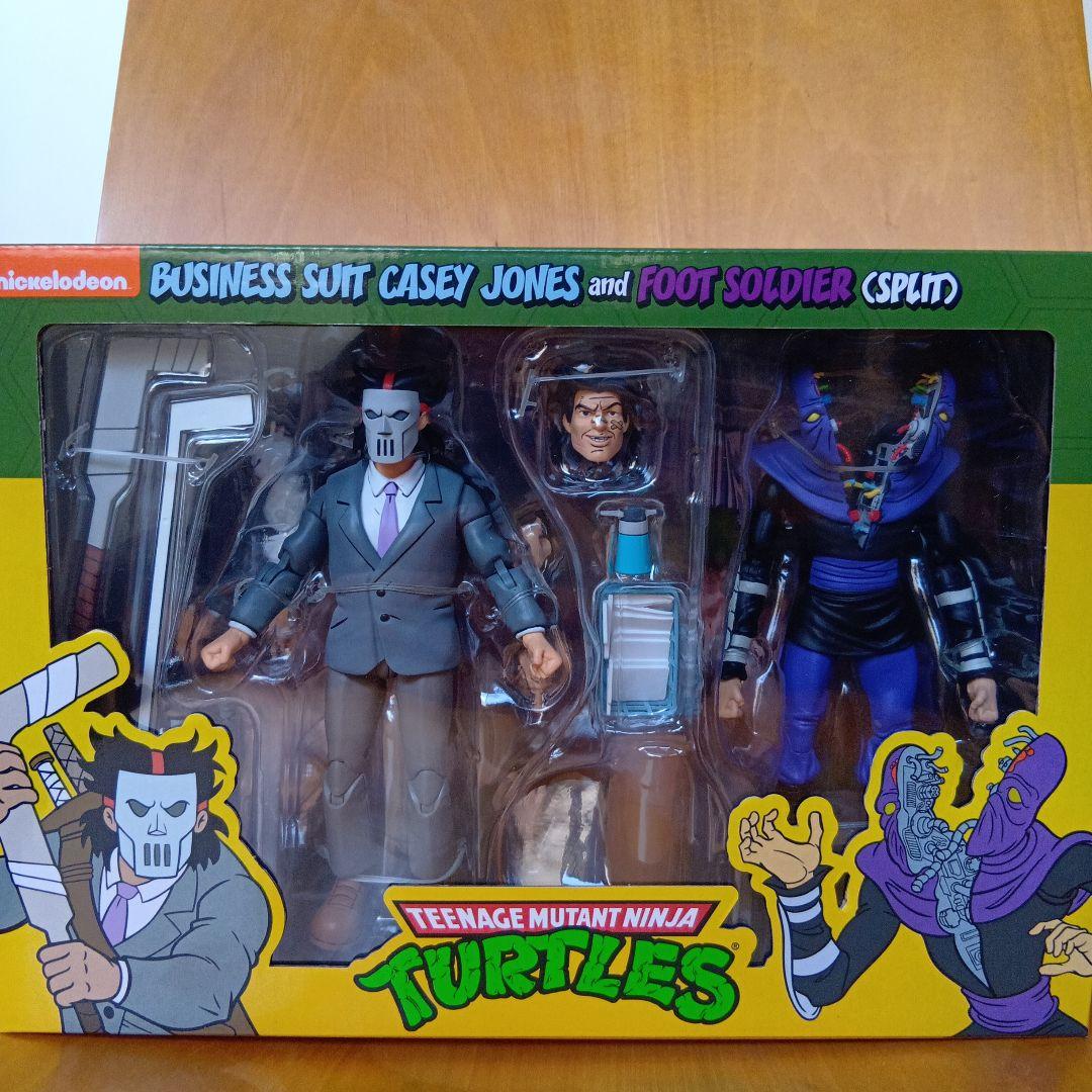 ネカ　ミュータントタートルズ　 ケイシージョーンズ & フットソルジャー