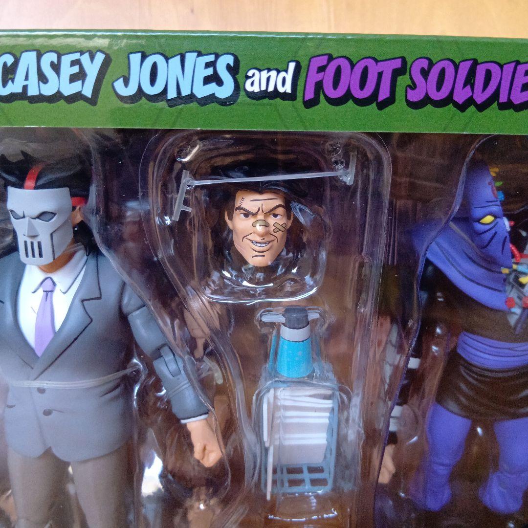 ネカ　ミュータントタートルズ　 ケイシージョーンズ & フットソルジャー