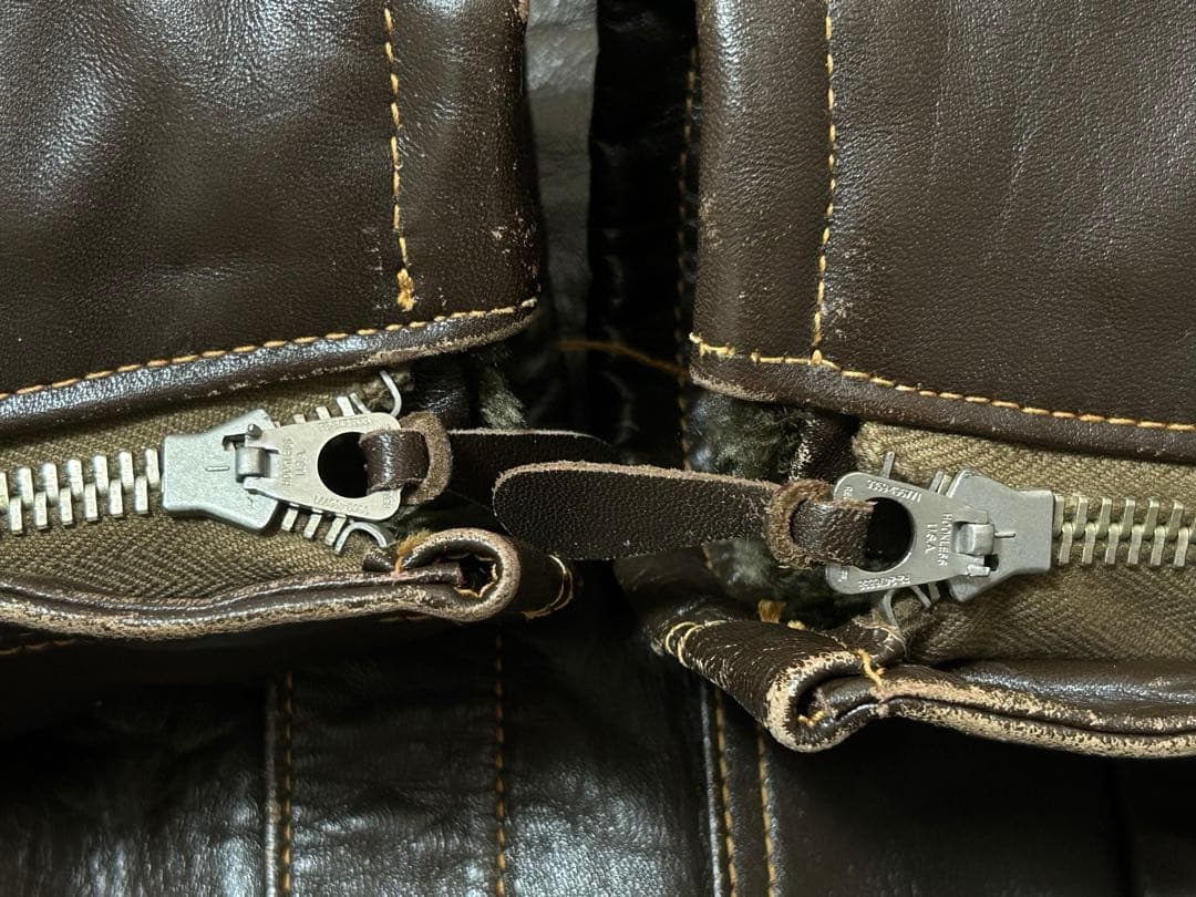 バズリクソンズ ホースハイド B-2 フライト ジャケット レザー ムートン