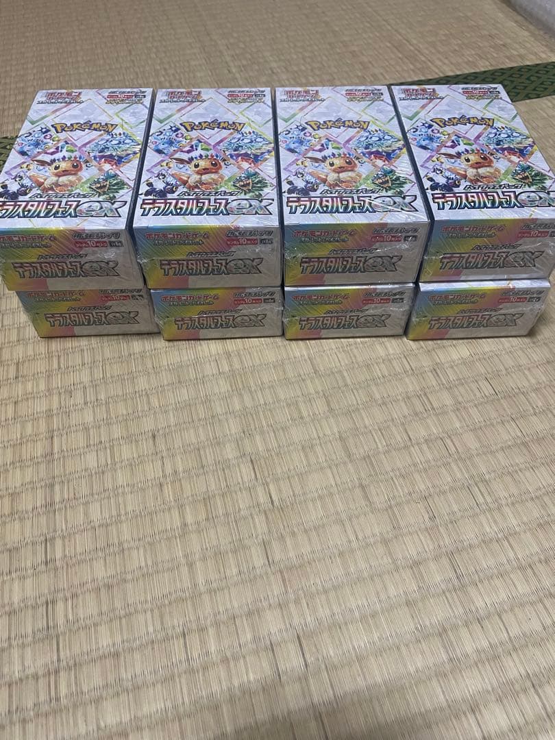 ポケモンカード　テラスタルフェスex シュリンク付き　未開封8BOX