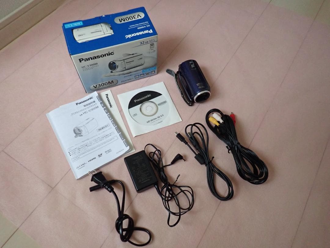 パナソニック　HC-V300M-A　デジタルハイビジョンビデオカメラ　ジャンク品