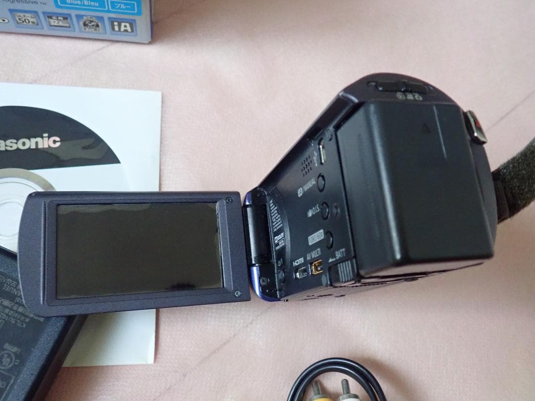 パナソニック　HC-V300M-A　デジタルハイビジョンビデオカメラ　ジャンク品