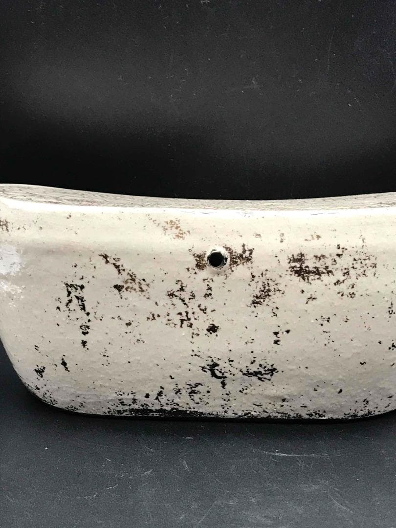 中国骨董　宋時代　磁州窯真珠蓮池紋枕　旧家蔵出し(B-3)