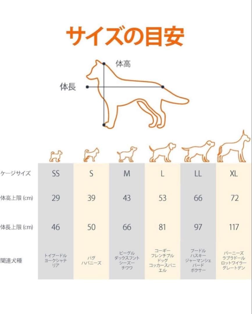 Amazonベーシック 犬 ペットケージLL 折りたたみ トレー付 ブラック