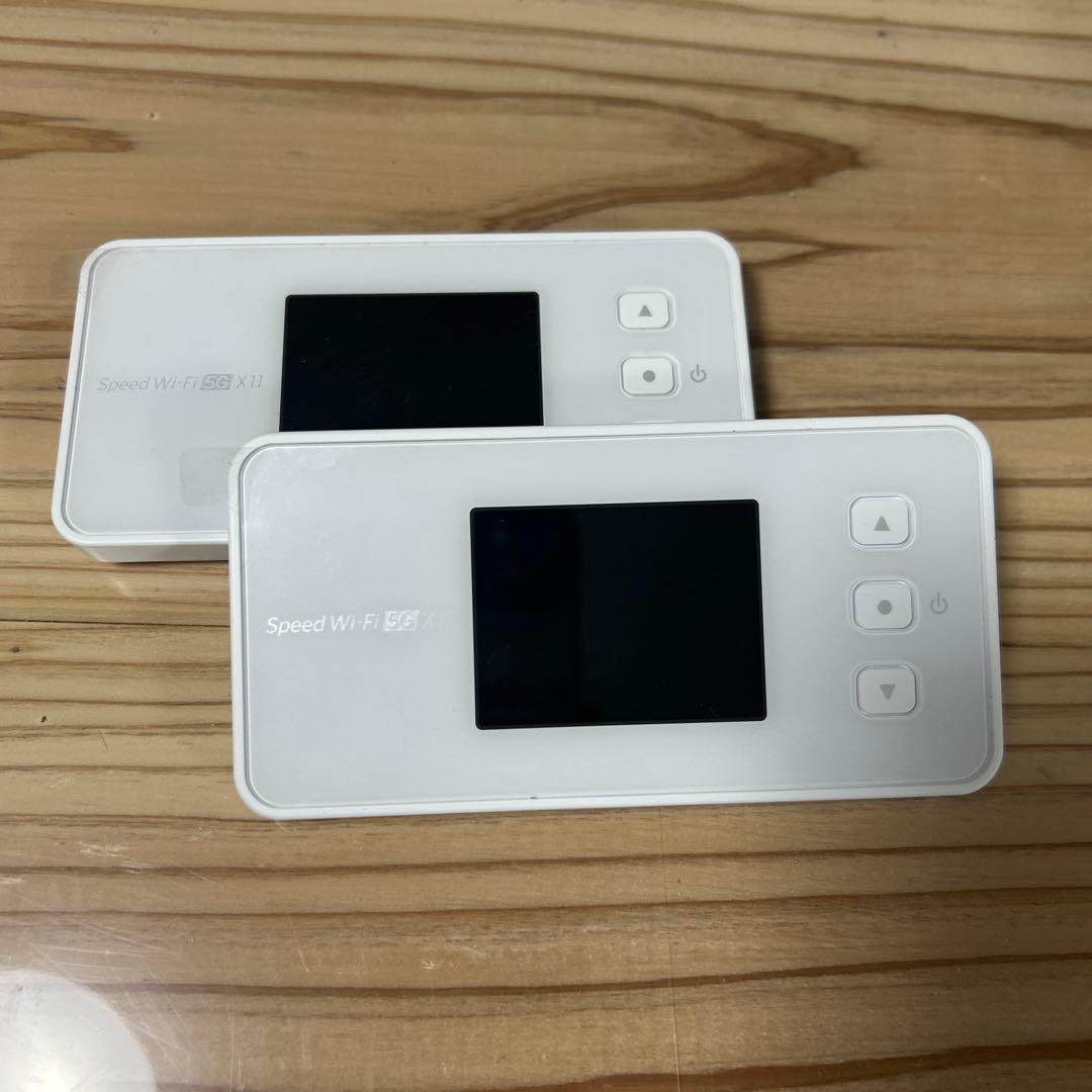 NEC Speed Wi-Fi 5G X11 モバイルルーター　2個セット