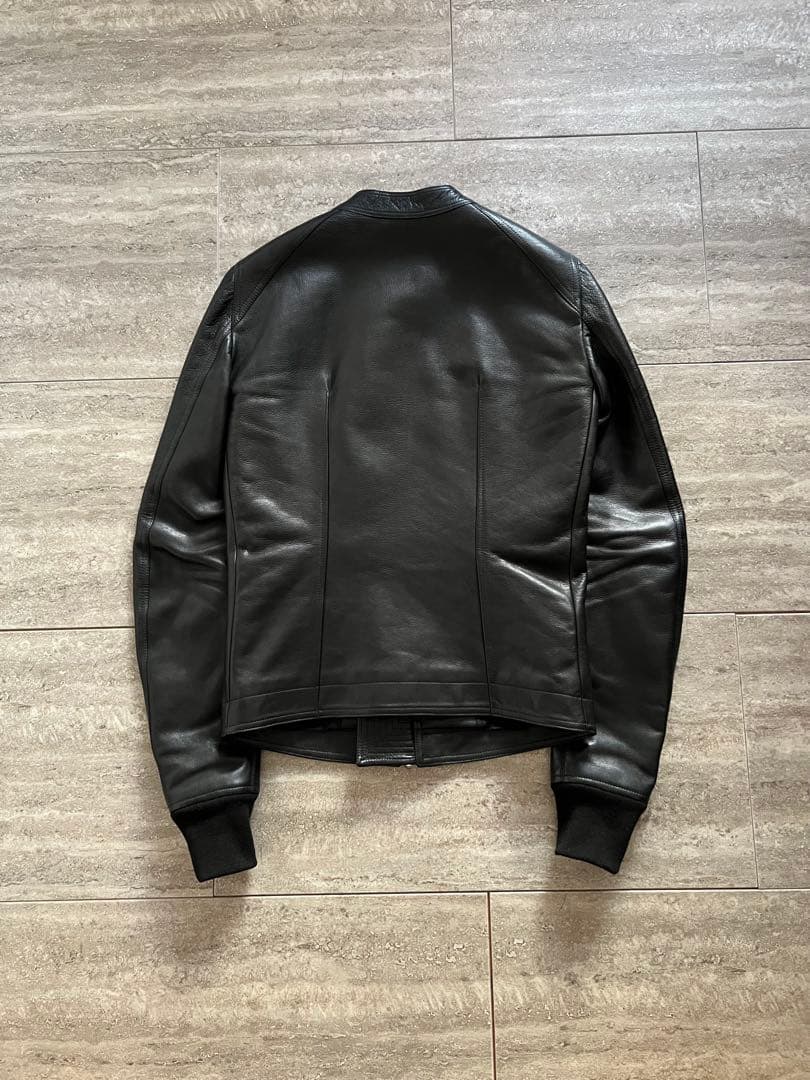 ジャケット・アウター rick owens intarsia leather jacket