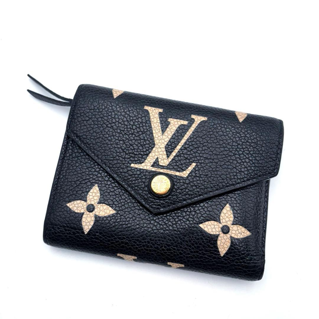 IC搭載　ヴィトン アンプラント ポルトフォイユ ヴィクトリーヌ バイカラー