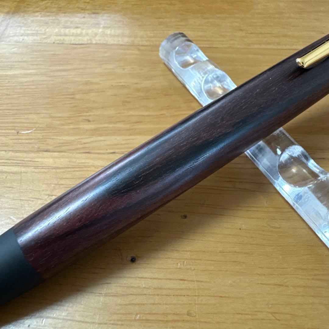 新品 野原工芸 キングウッド ボールペン スタンダード ゴールド金具 SANZO