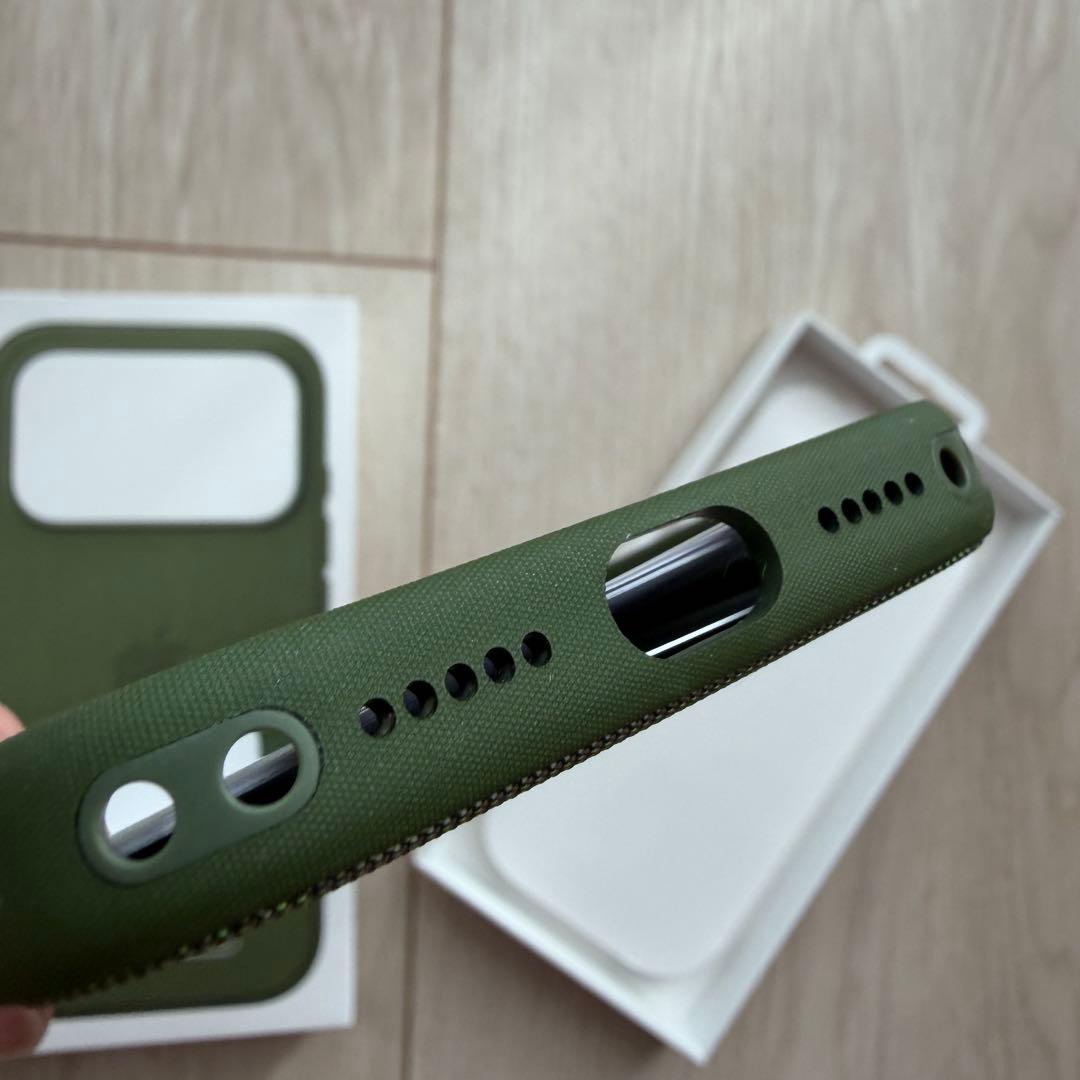 MagSafe対応 iPhone 17 Pro テックウーブンケース グリーン