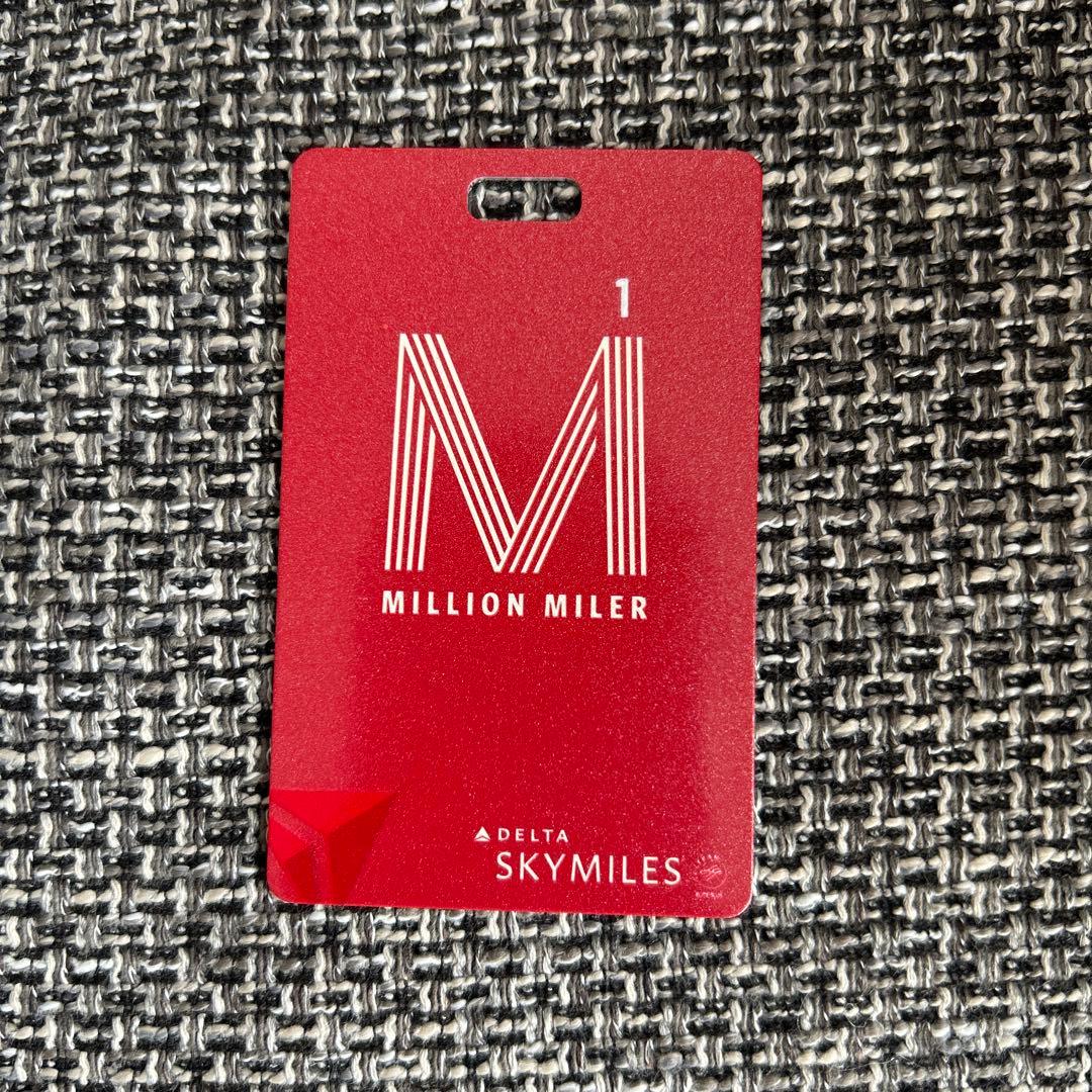 デルタ航空　ミリオンマイラー ラゲッジタグ