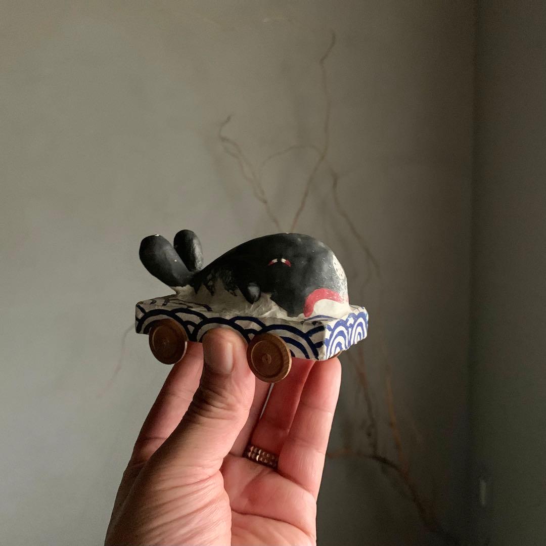 鯨の潮吹き 長崎くんち 郷土玩具 郷土人形 古道具 アンティーク 中善作