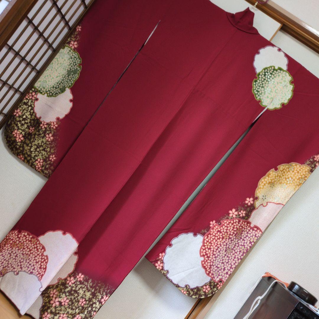 カリメルアロス身丈164センチ　振袖帯セット　正絹