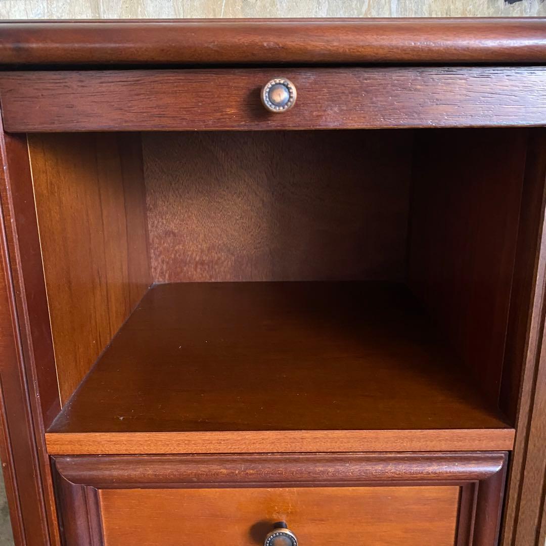 東海家具KENT 電話台　サイドチェスト コンソール　マホガニー材