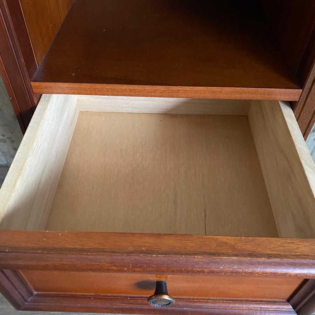 東海家具KENT 電話台　サイドチェスト コンソール　マホガニー材