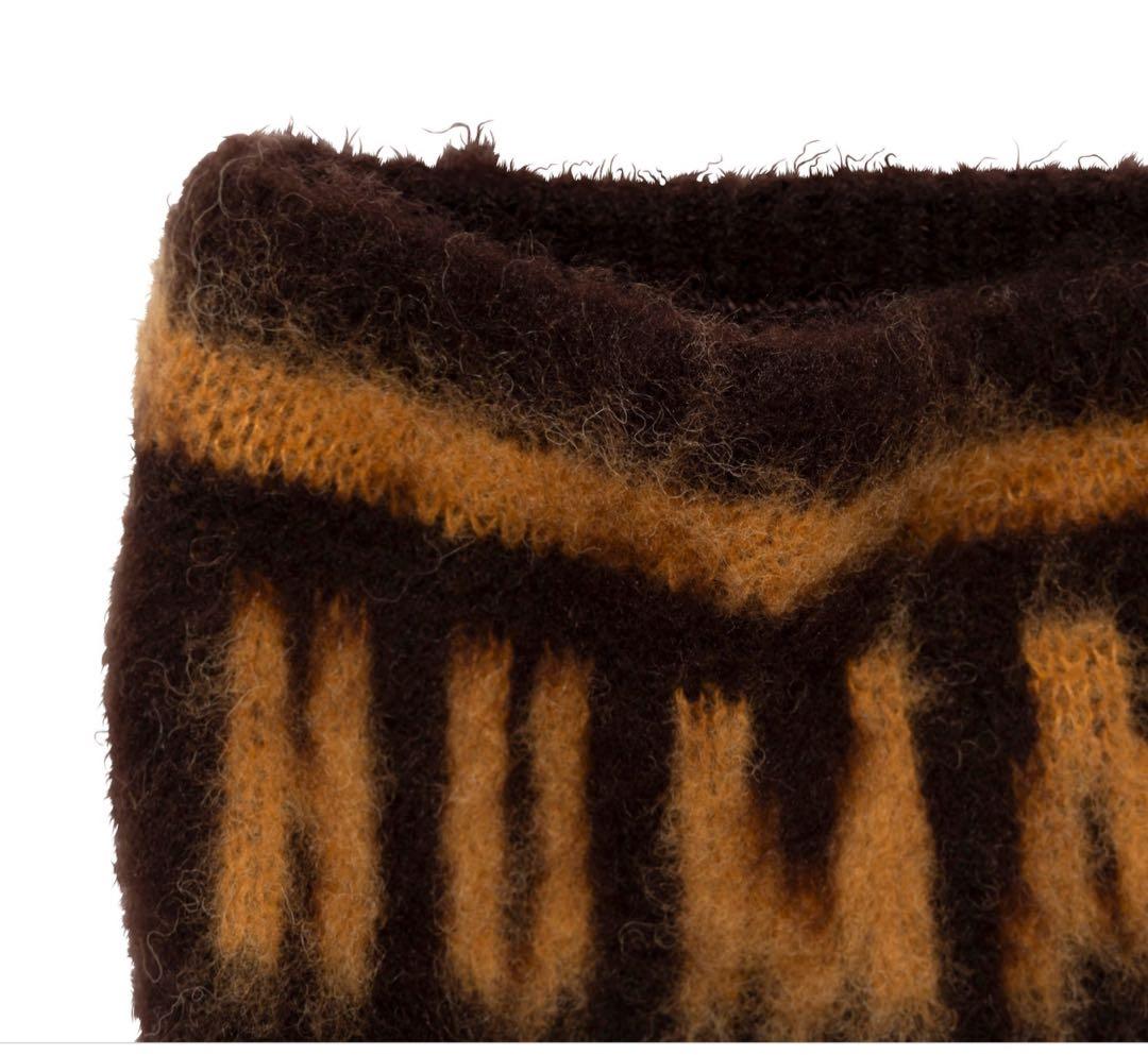 HUMAN MADE SHAGGY KNIT LOGO BAND ヘアバンド