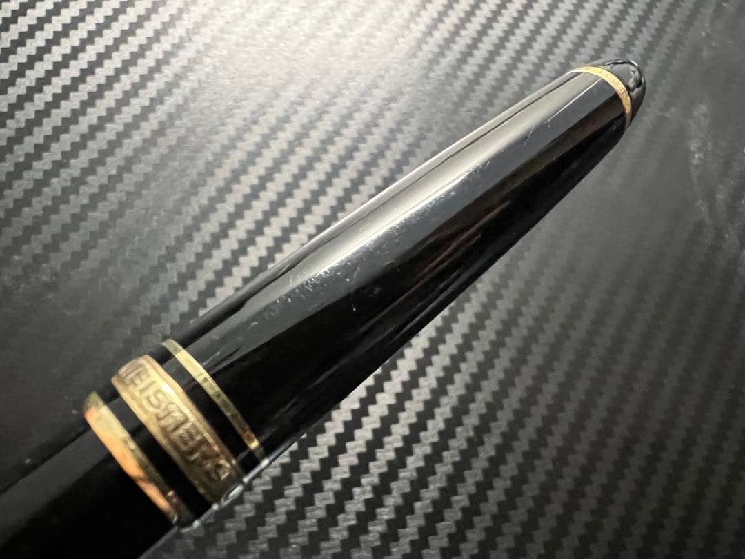 モンブラン 万年筆 美品 144 EF ブラック 全金