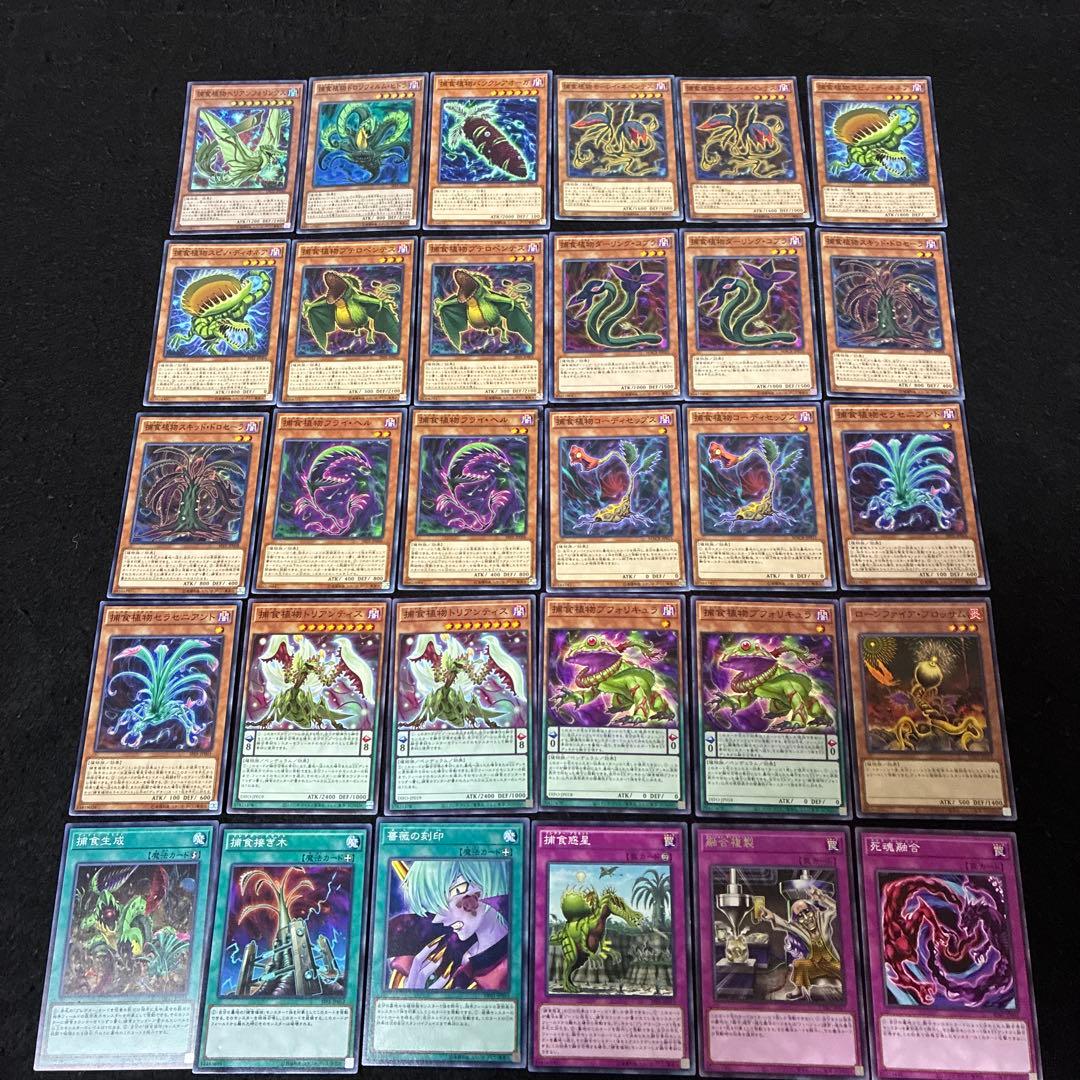 【即日発送】 遊戯王 «捕食植物(新規有)» 構築済みデッキ 85枚 日版