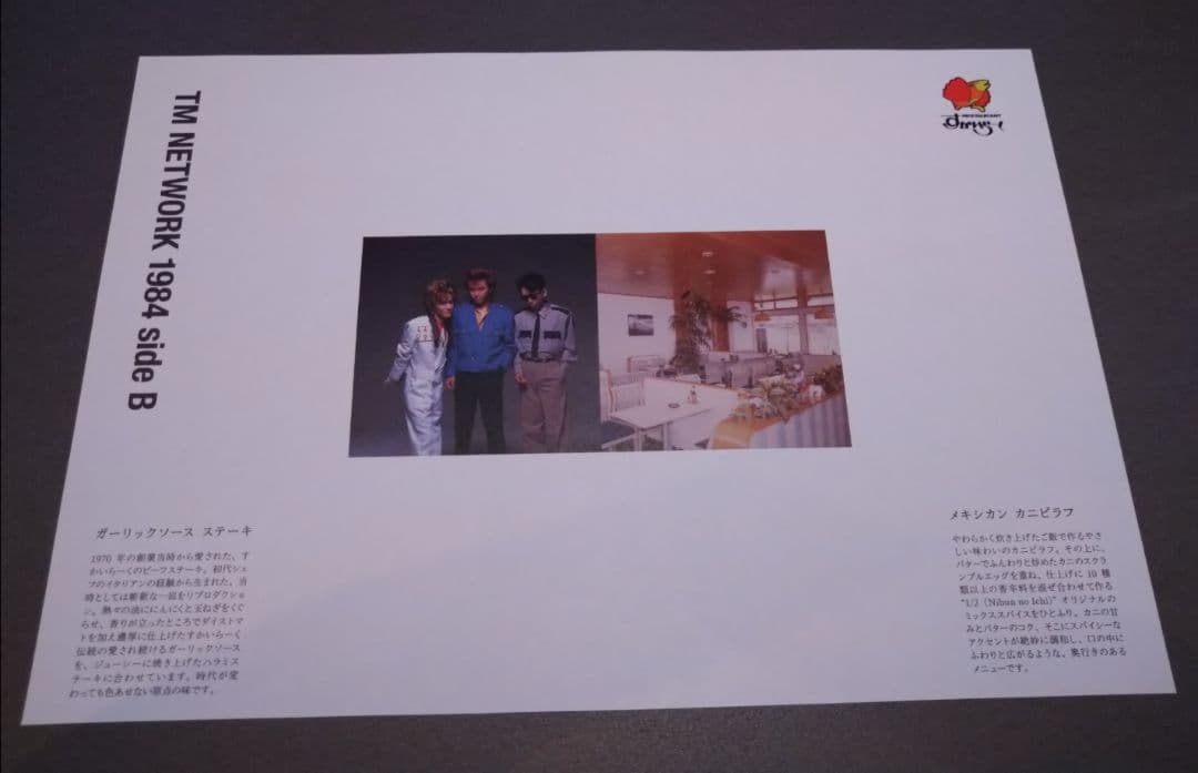 TM NETWORK ランチョンマット全6種コンプリート