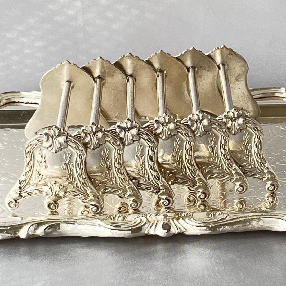 【仏蘭西】 ルイ16世様式 ナイフレスト / カトラリーレスト 6個組