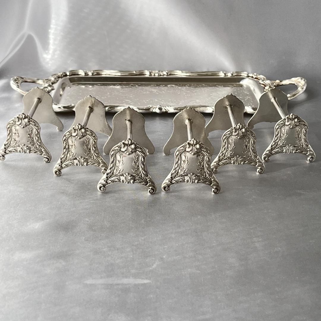 【仏蘭西】 ルイ16世様式 ナイフレスト / カトラリーレスト 6個組