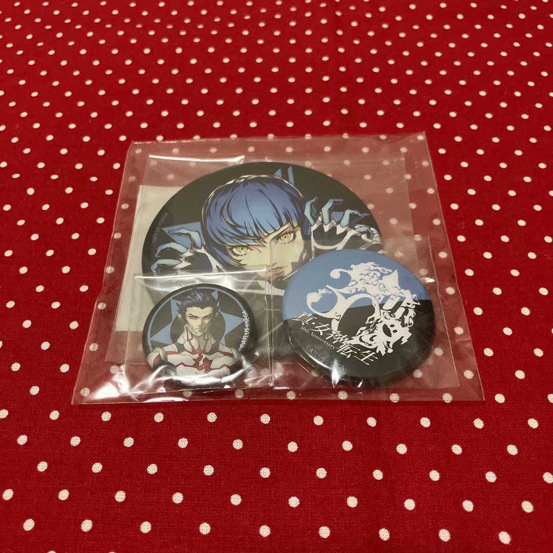 真・女神転生 30周年感謝祭イベントくじ F賞 缶バッジ 真・女神転生Ⅴ