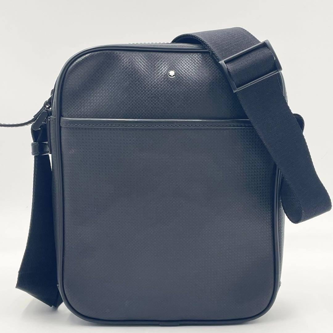 【美品】モンブラン マイスターシュテュックエンボス 本革 ショルダーバッグ