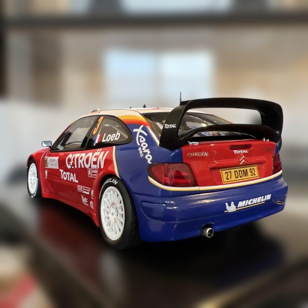 オートアート1/18 2004シトロエンクサーラWRC セバスチャンローブ