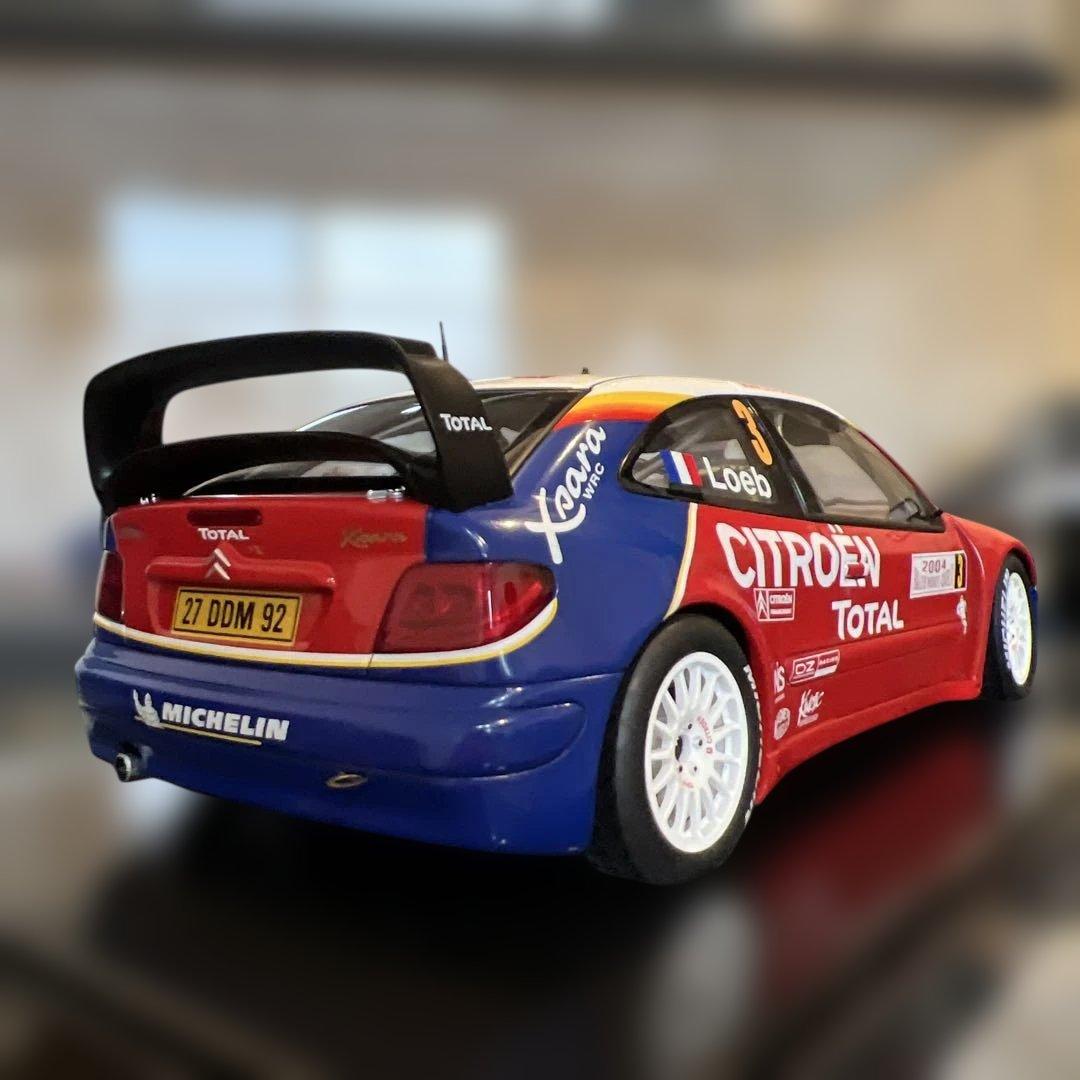 オートアート1/18 2004シトロエンクサーラWRC セバスチャンローブ