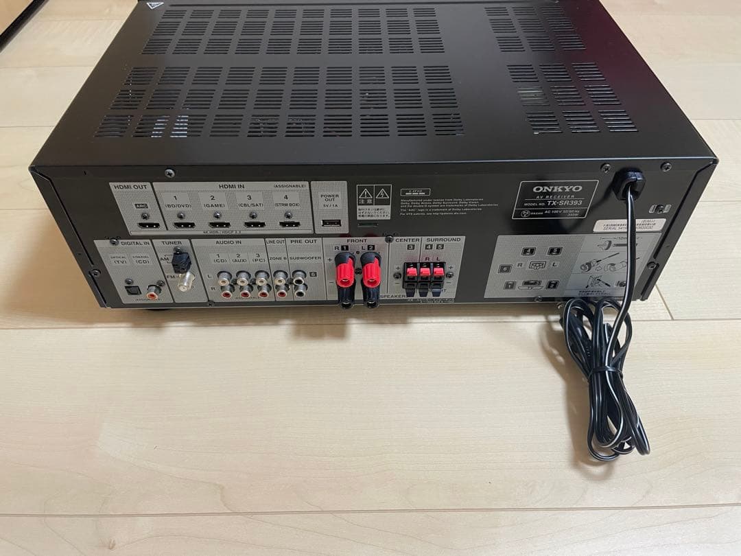 ONKYO オンキョー TX-SR393 AVアンプ