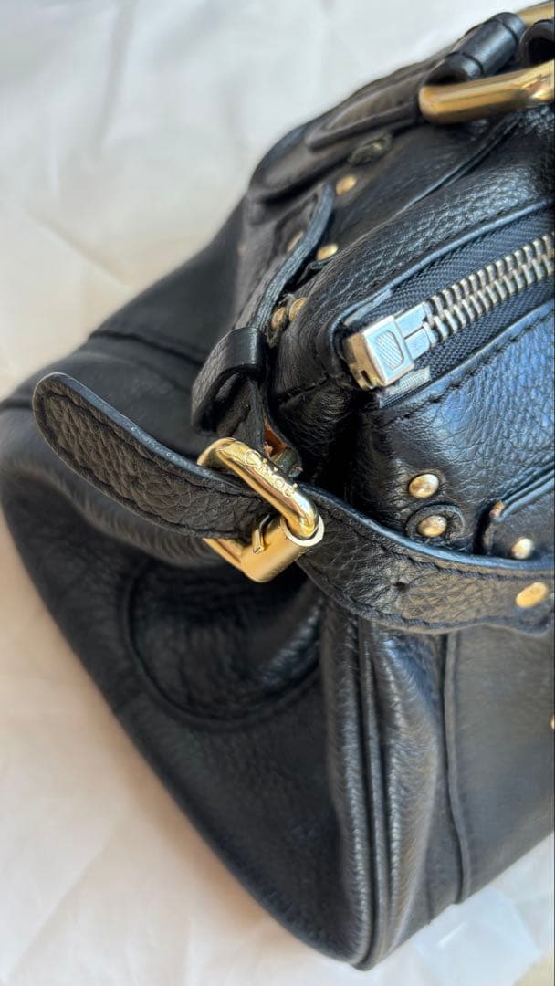 Chloe クロエ　パディントン　ハンドバッグ　ブラック